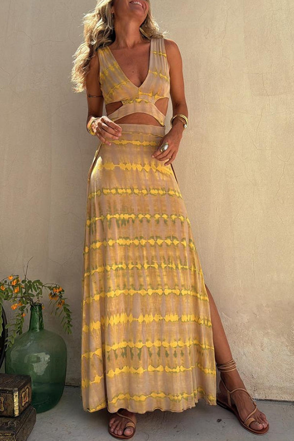 JAIMY™ | Plunge Cut-Out Dress