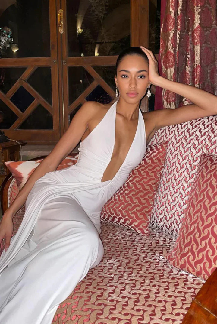 Valeria | Maxi Dress in Cupro