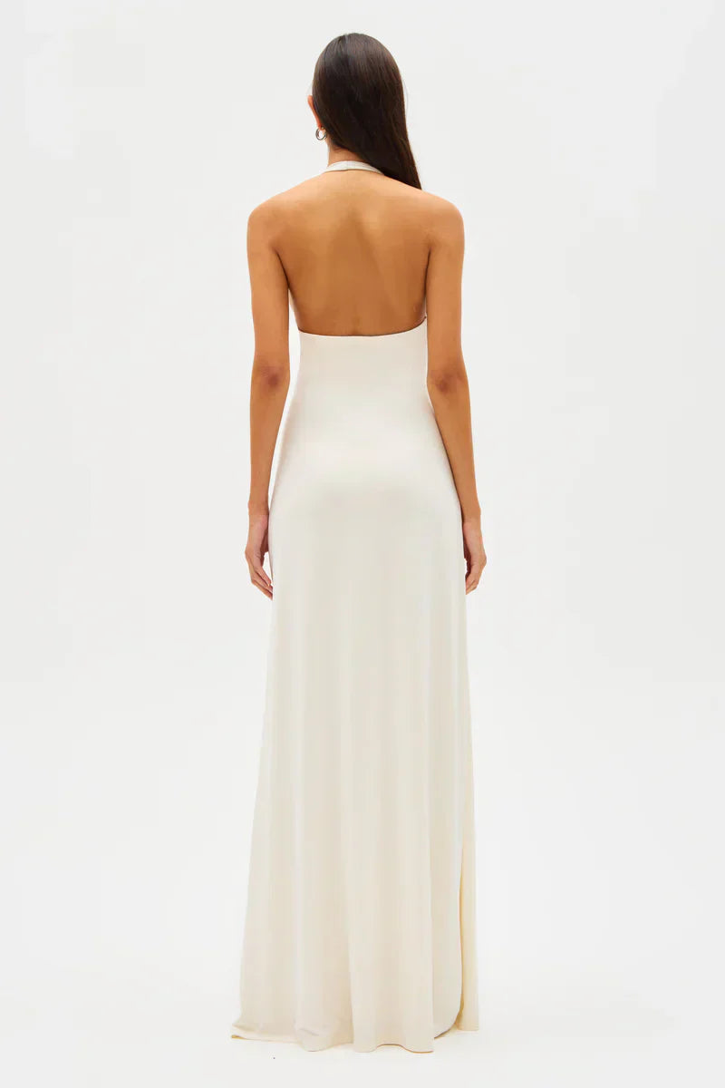 Valeria | Maxi Dress in Cupro