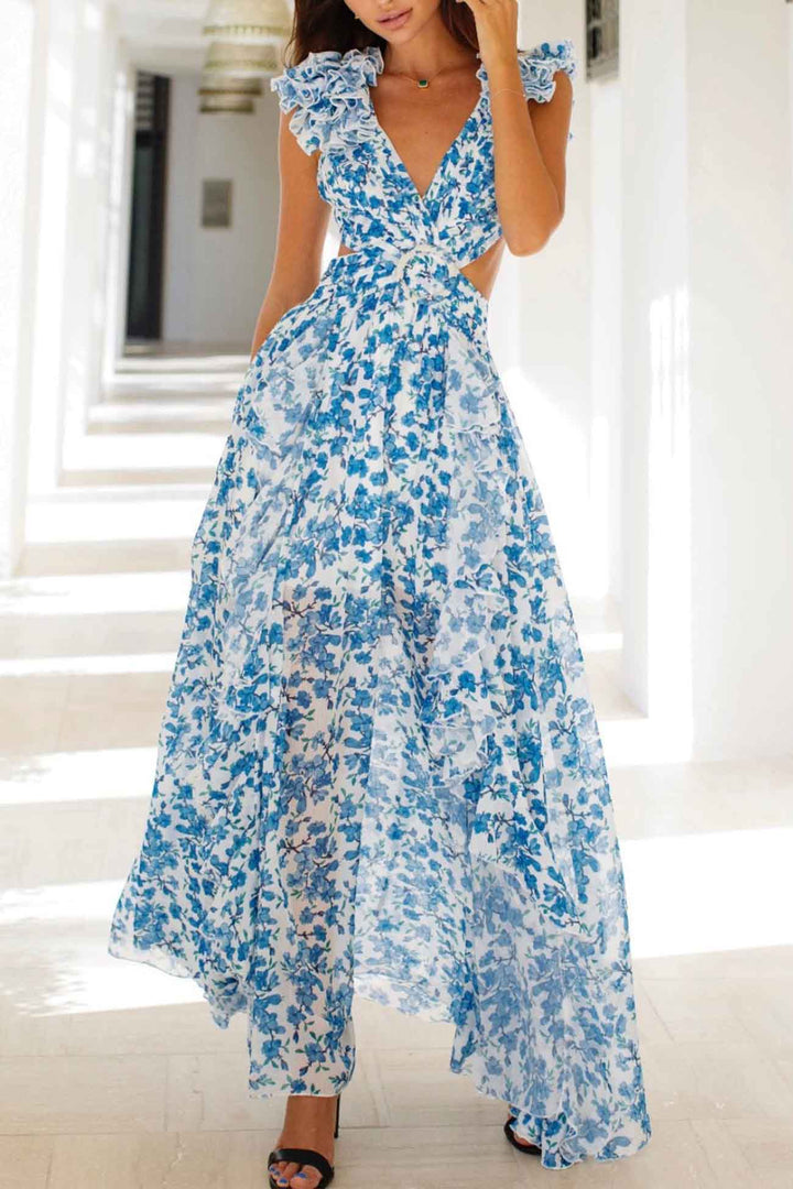 Iwona | Maxi Dress with Cutout