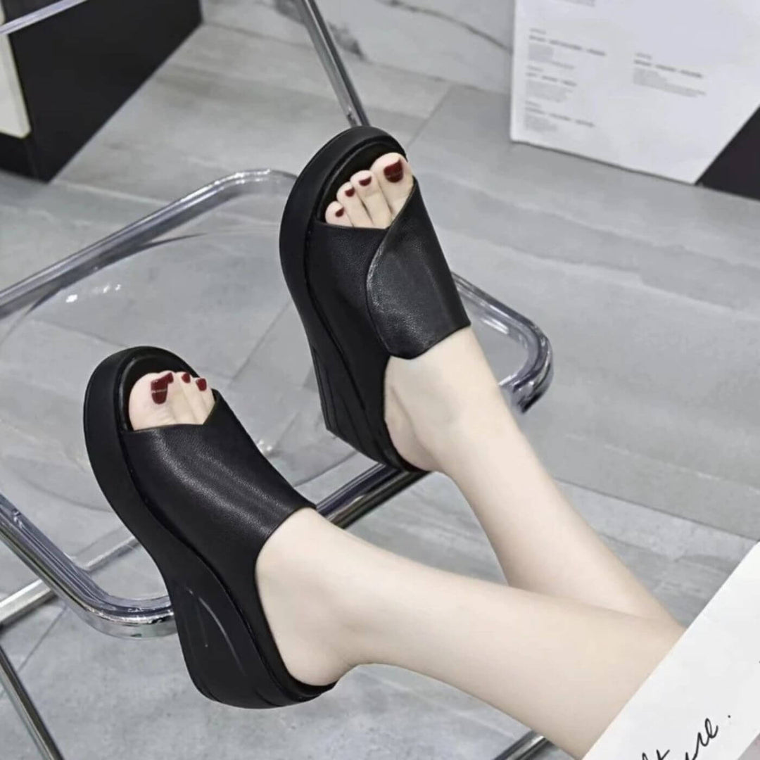 Jessica™ | Support Slip-on Wedge Sandals