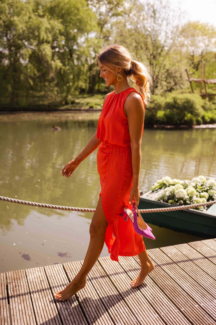 KAILY™ | Halter Midi Dress