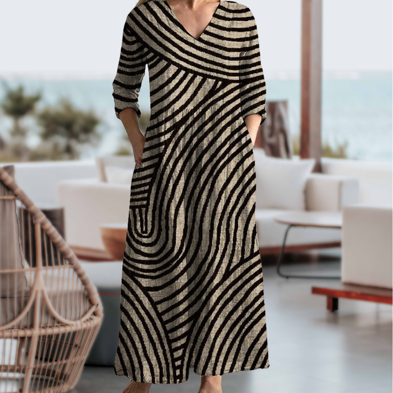 Eve™ | Vintage Striped Dress