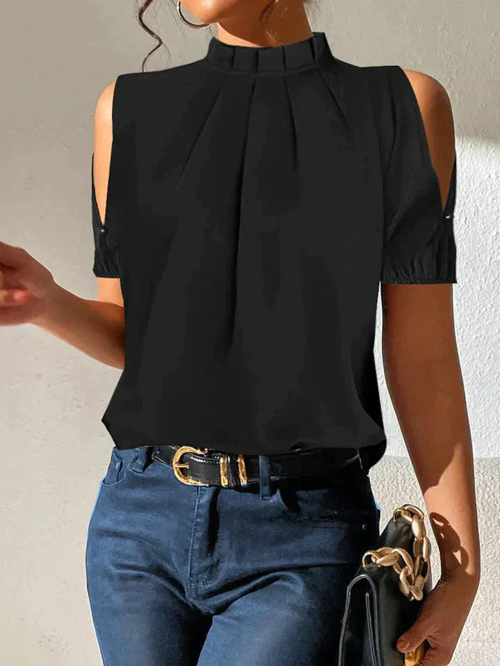Alice - Elegant Off Shoulder Top Chic and Comfortable - Blouse
