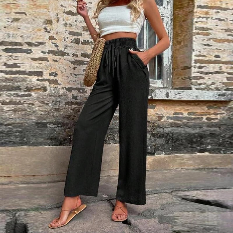 Amaranta - Comfortable Pants - Black / XS - Pants