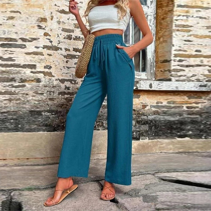 Amaranta - Comfortable Pants - Dark blue / XS - Pants
