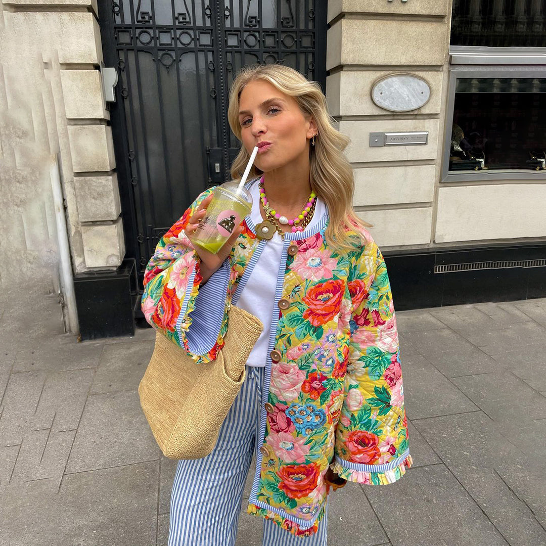 Aria - Stylish Printed Jacket - Jackets
