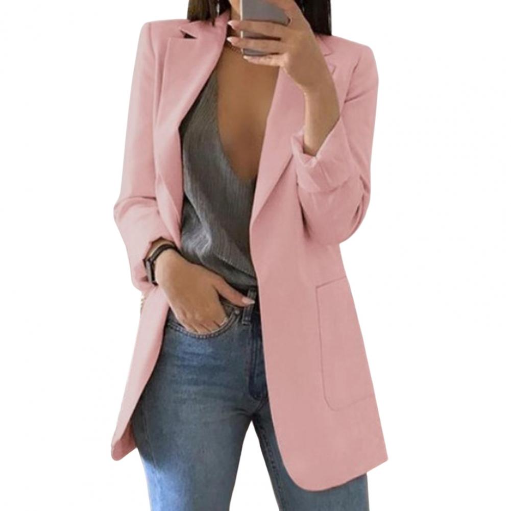 Ashley - Long blazer With The Perfect Fit For an Impressive Look - Rosa / M
