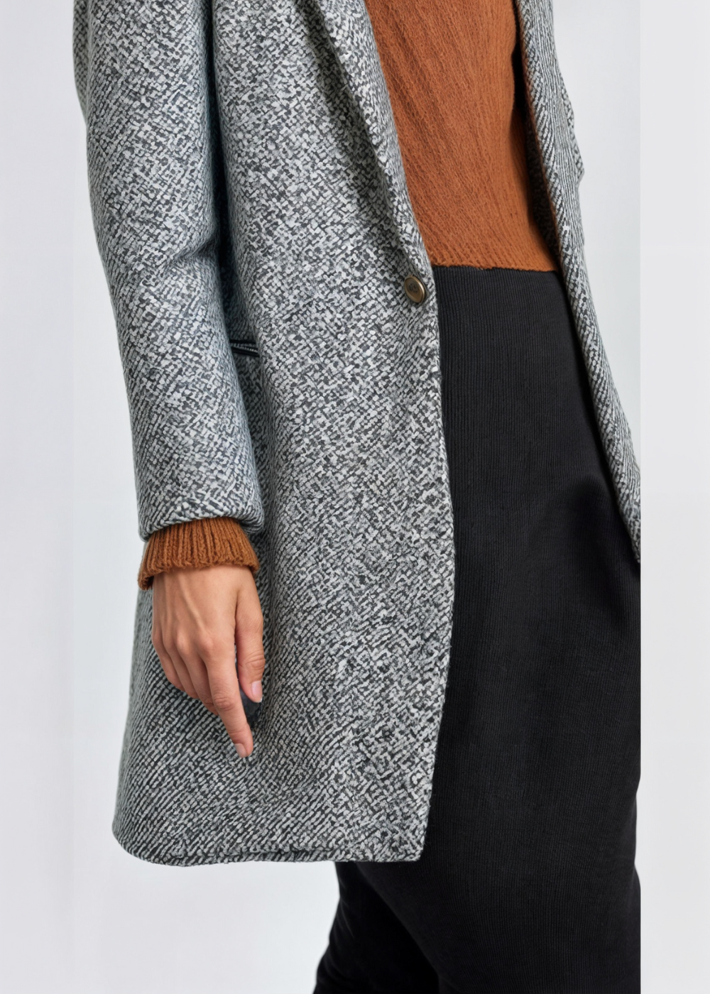 Audrey - Houndstooth Coat