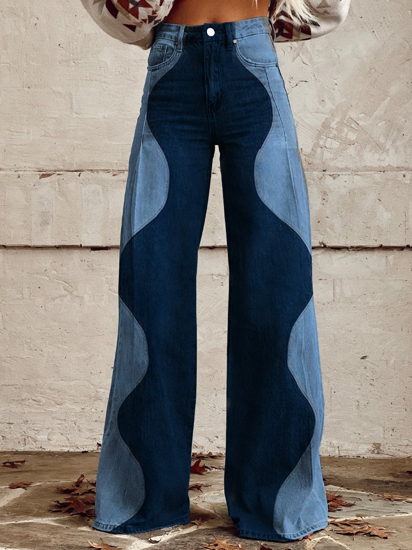 Donna - Vintage Boho Trousers A touch of Nostalgia in a Modern Style - XS