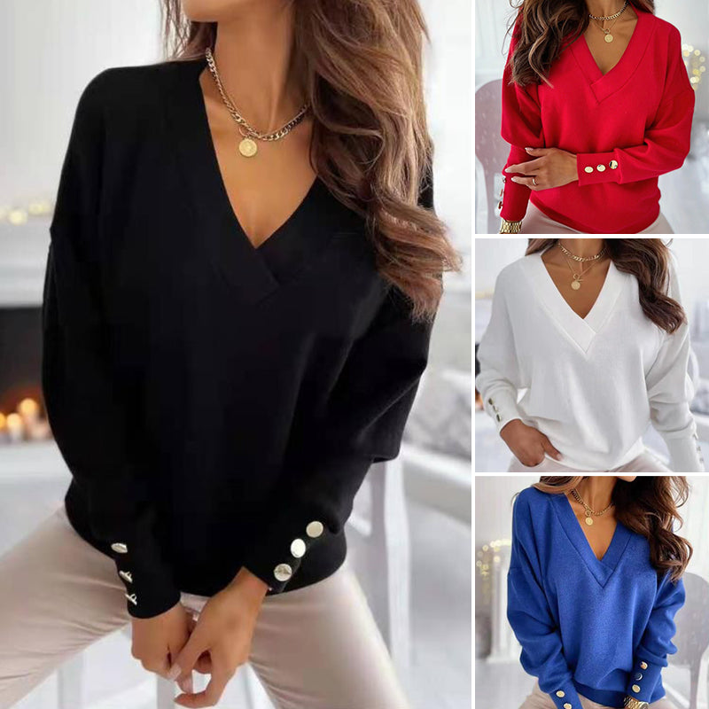 Bella - Elegance Meets Comfort The V-neck Sweater To Fall In Love