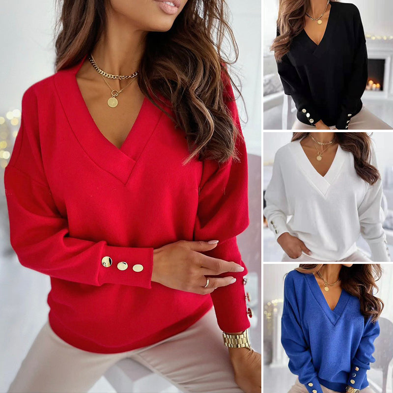 Bella - Elegance Meets Comfort The V-neck Sweater To Fall In Love