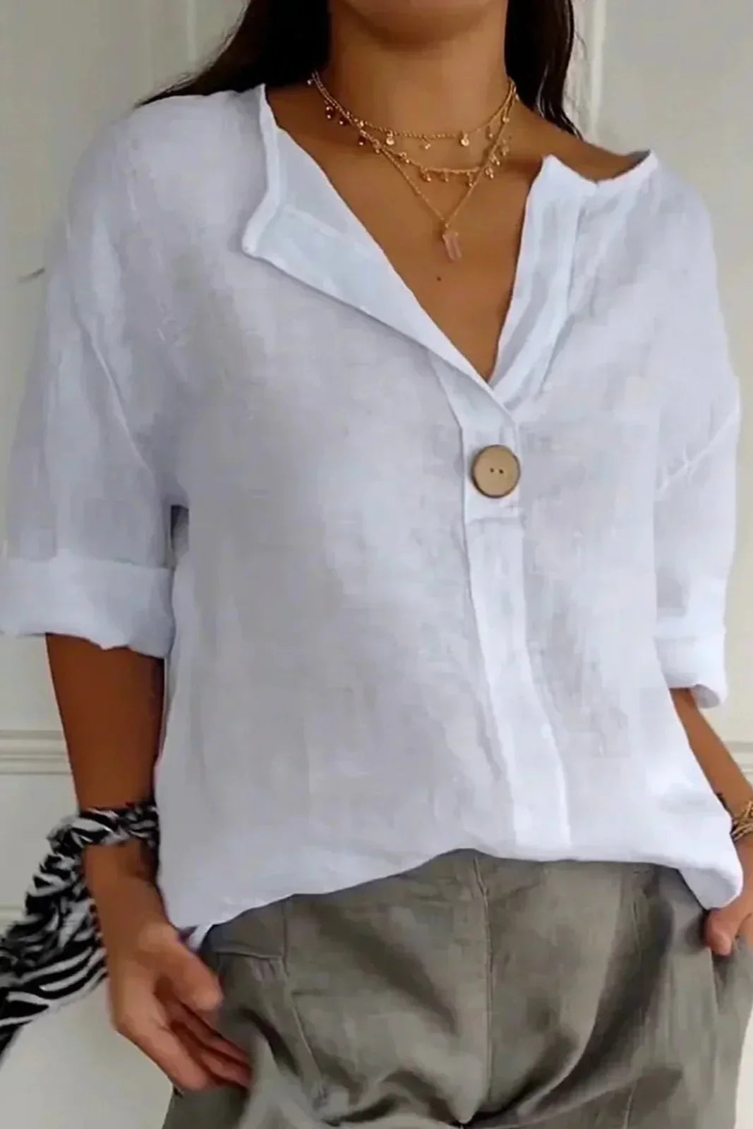 Zara | Relaxed Linen Top