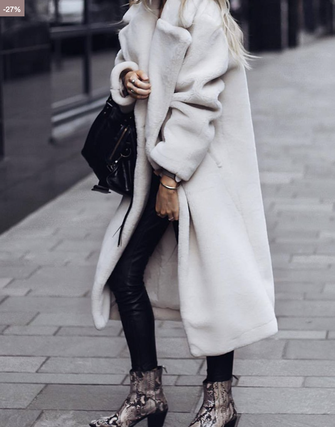 Carlaa - Incredibly Stylish and Warm Winter Coat - Beige / XS - Trenchcoat
