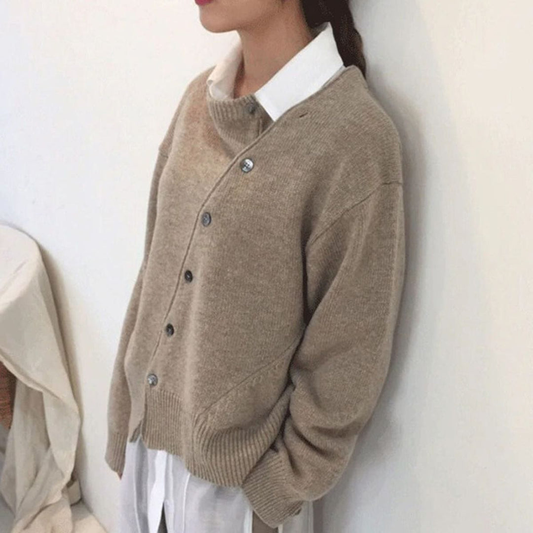 Celine - Fashionable Waistcoat With Sophisticated Button Details And Optimum Comfort - Brown / XS