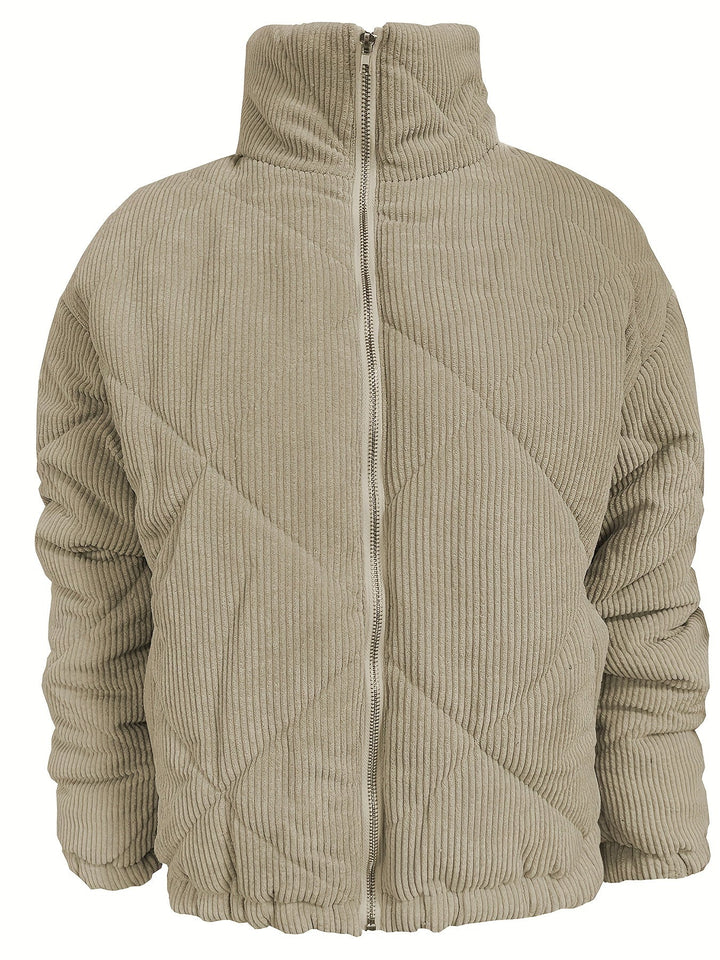 Courtney - Warm and Versatile Simple Corduroy Jacket with Zip