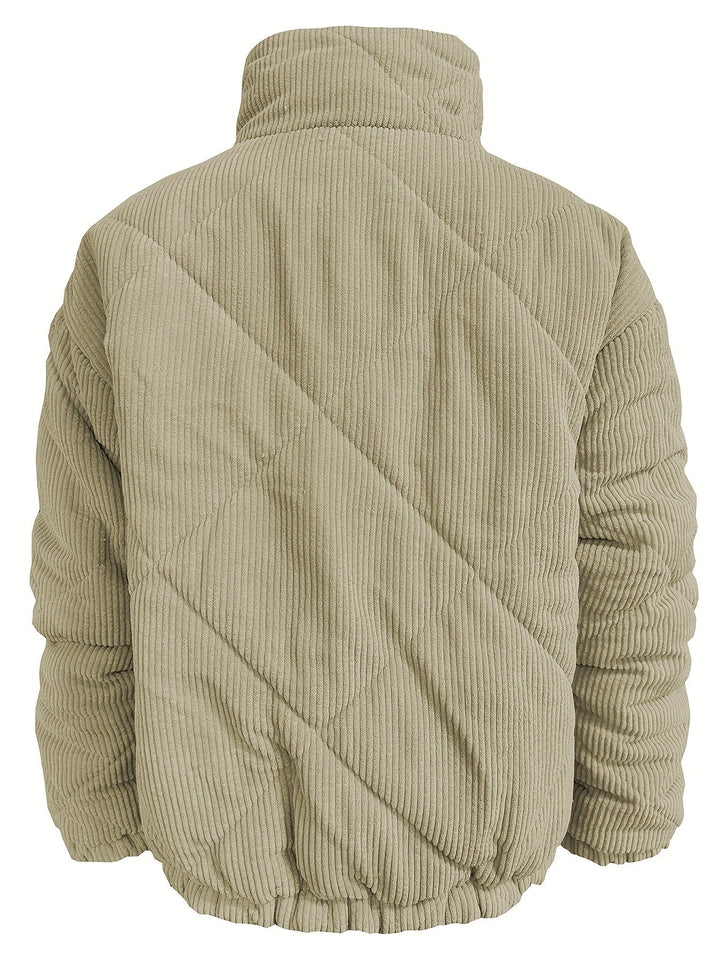 Courtney - Warm and Versatile Simple Corduroy Jacket with Zip