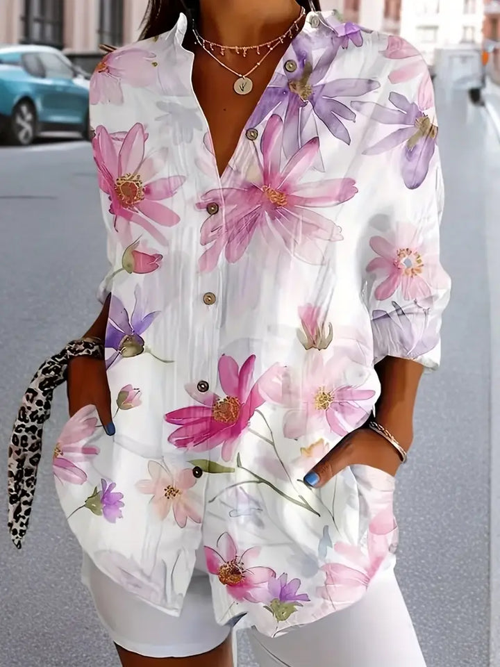 ELLIE™ | Lightweight Summer Floral Blouse