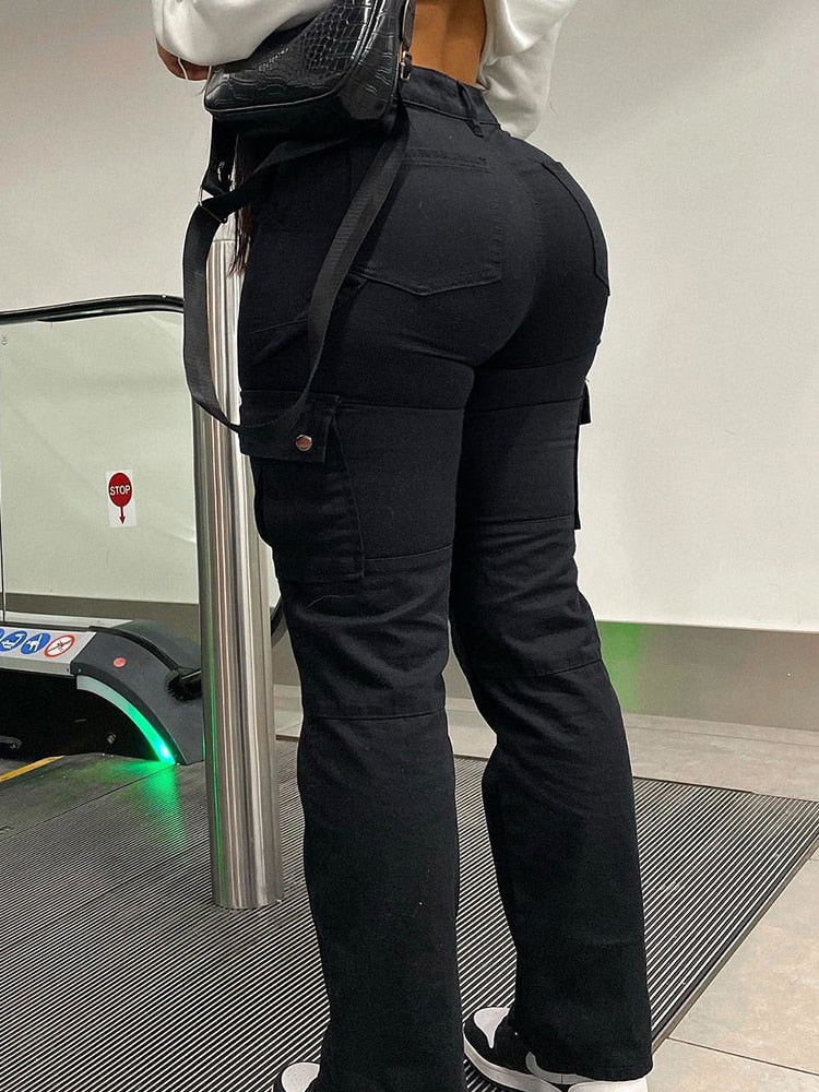 Danielle - Cargo Pants - Black / XS - Cargo pants