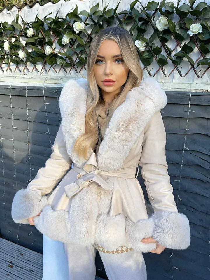 Debra - Winter Coat With Hood - Winter Coat