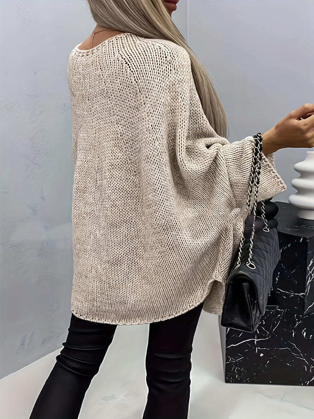 Gladys - Oversized Knitted Sweater with Stylish Fit
