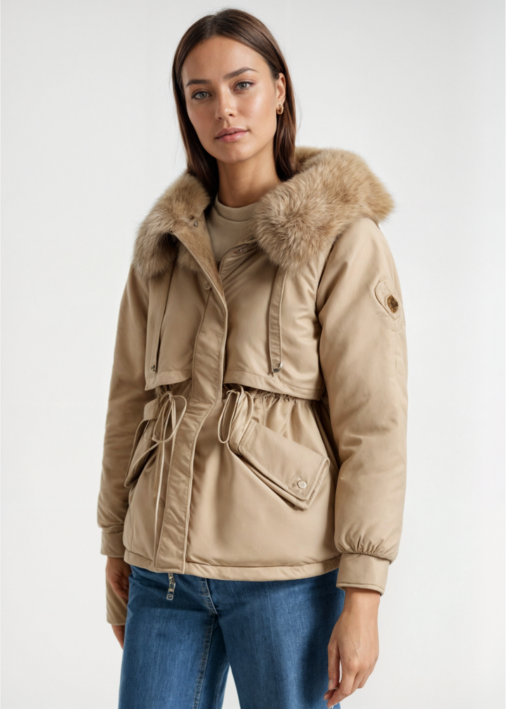 Indigo - Faux Fur Parka