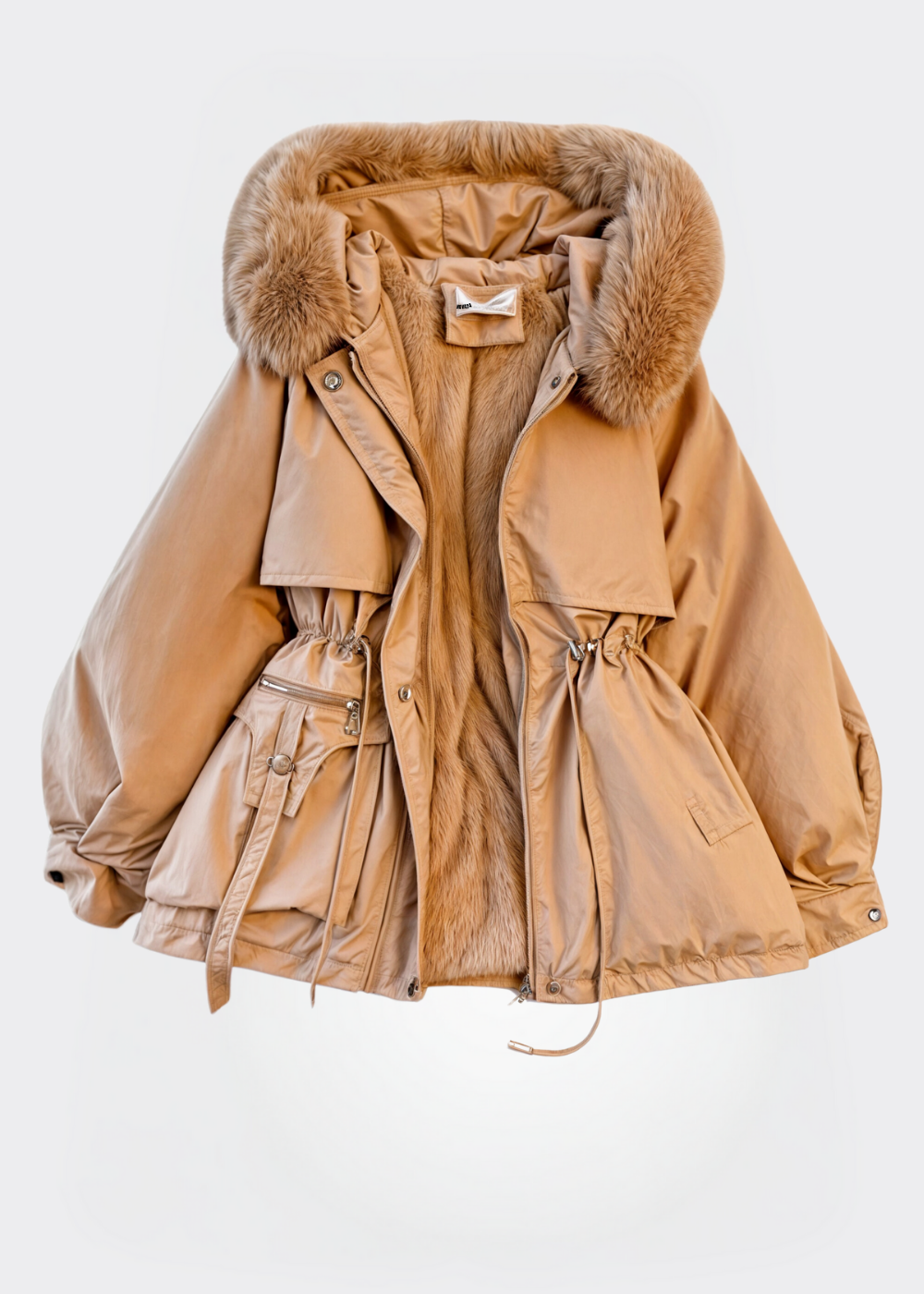 Indigo - Faux Fur Parka