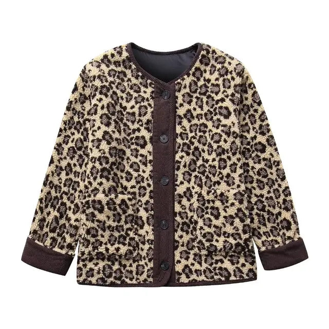 Isabella - Make A Fashion Statement With This Leopard Jacket - Winter jacket