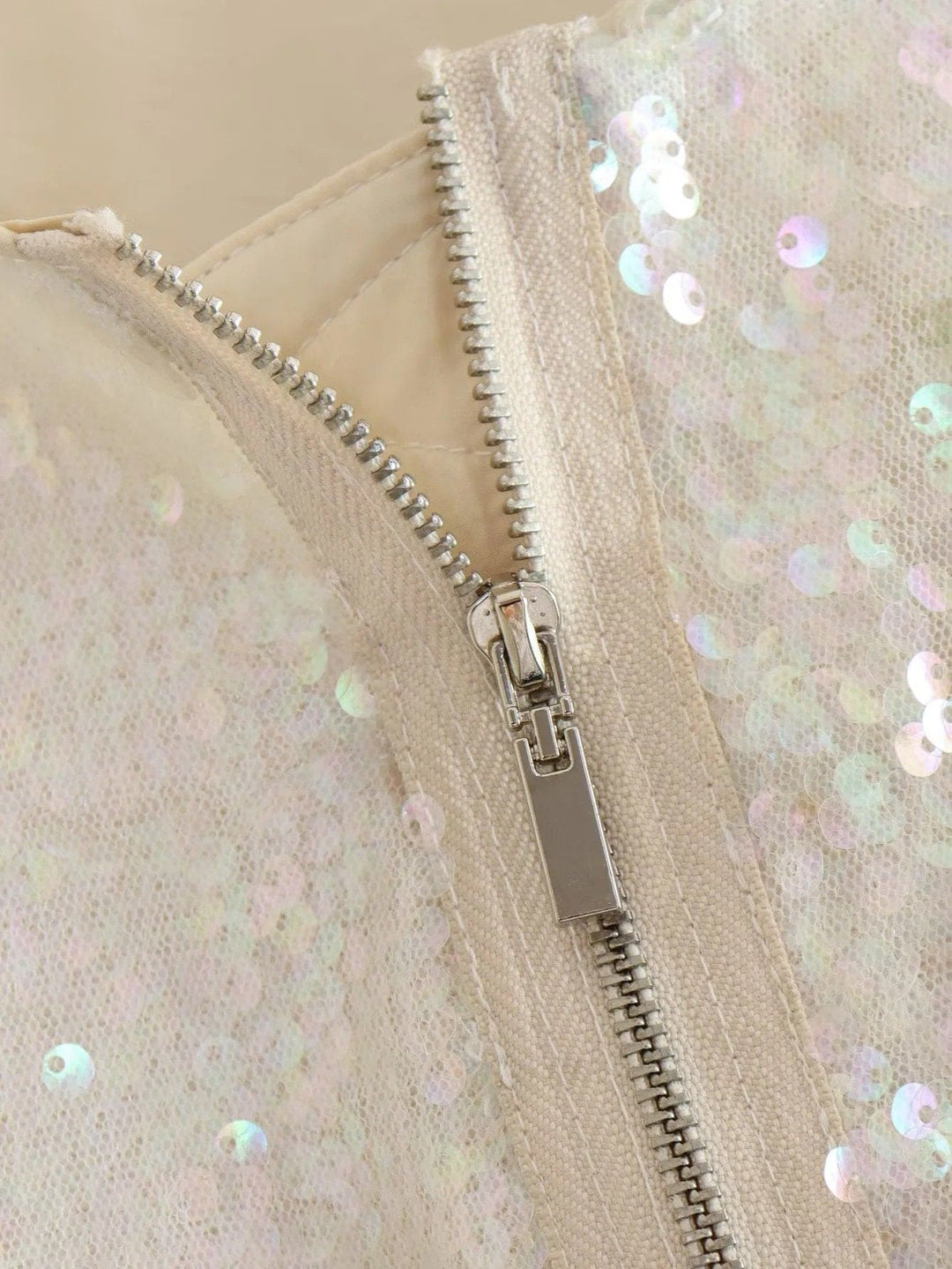 Izolda - Sequinned Bomber Jacket - Bomber Jacket