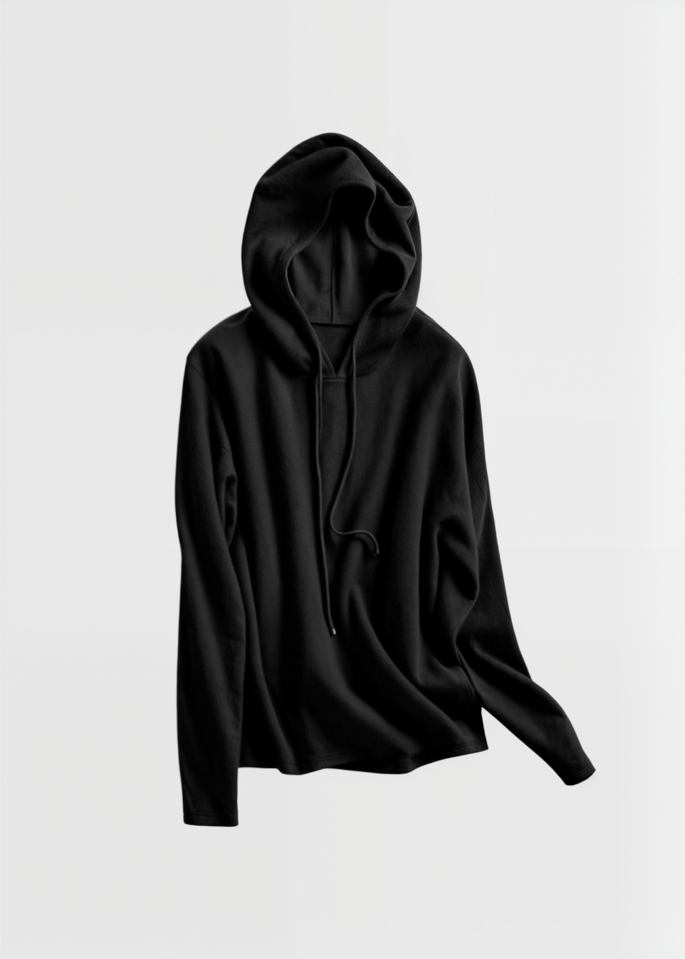 Jocelyn - Relaxed Fit Hoodie - Black / 12 - 14 (M)