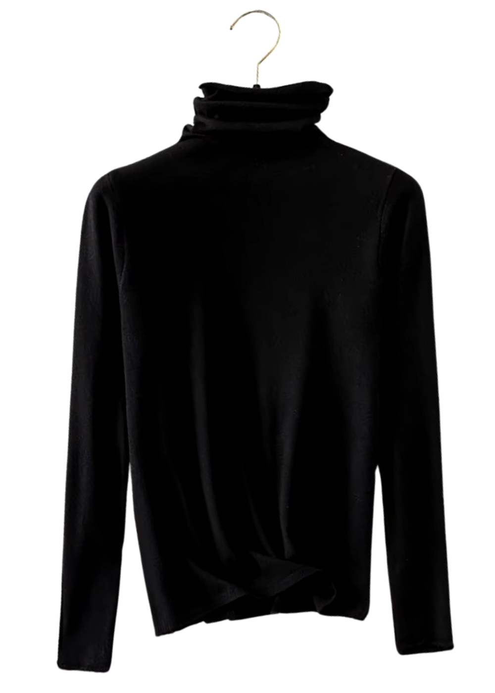 Josephina - Classic Turtleneck - Black / One Size