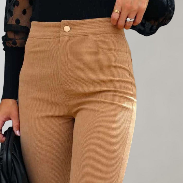 Josephine - Flared Corduroy Trousers - Corduroy Pants