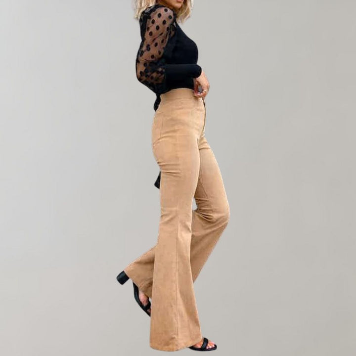 Josephine - Flared Corduroy Trousers - Corduroy Pants