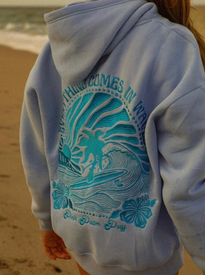 Kendra - Summer Hoodie - Blue wave / S - Summer Jacket