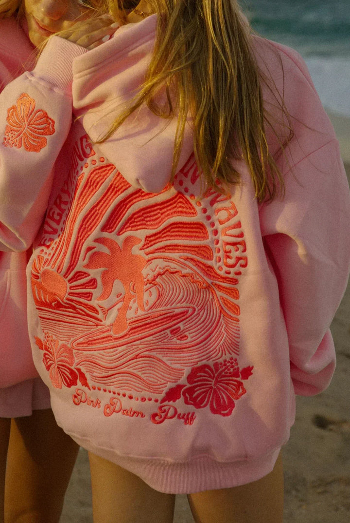 Kendra - Summer Hoodie - Pink wave / S - Summer Jacket