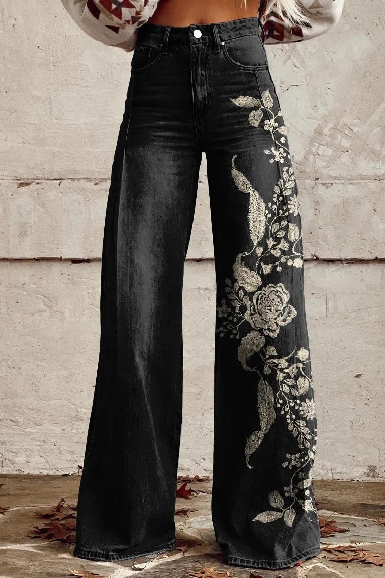 Kitty - Vintage Boho Trousers A Touch of Nostalgia in Modern Style - XS - Pants