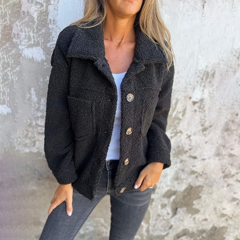 Loredana - Stylish Jacket - Black / S