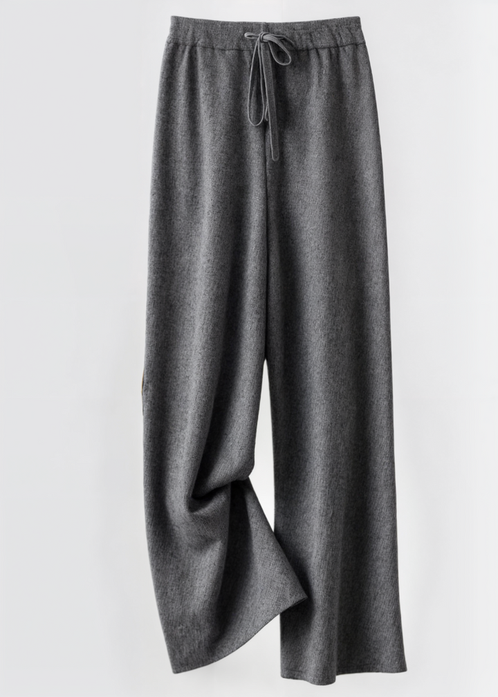Lyra - Cashmere Pants - Dark Grey / S