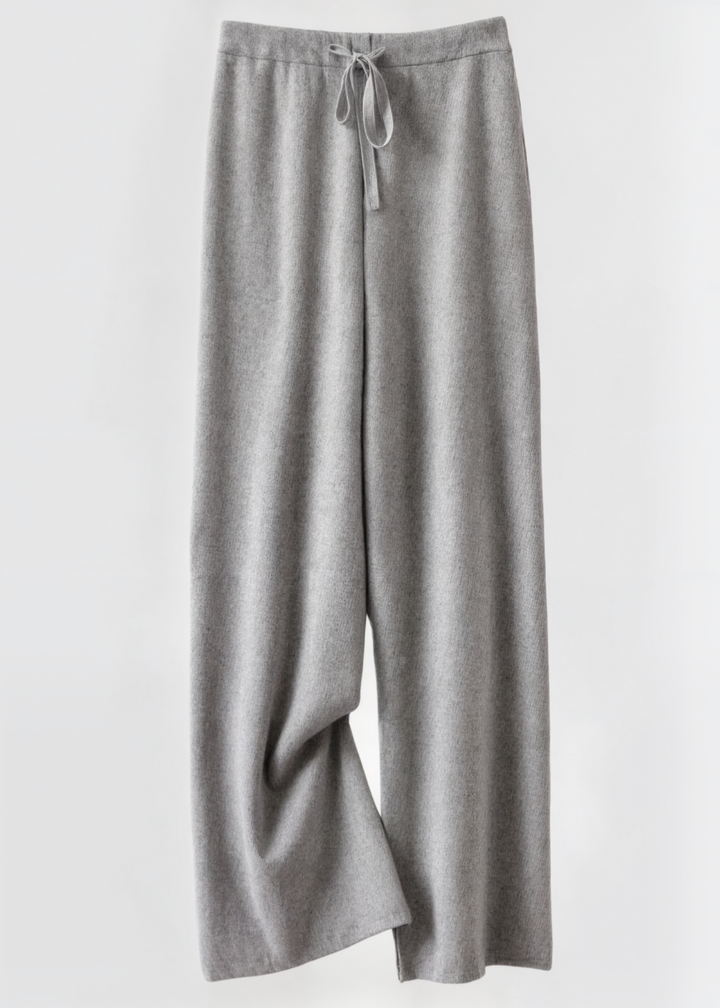 Lyra - Cashmere Pants - Light Grey / S