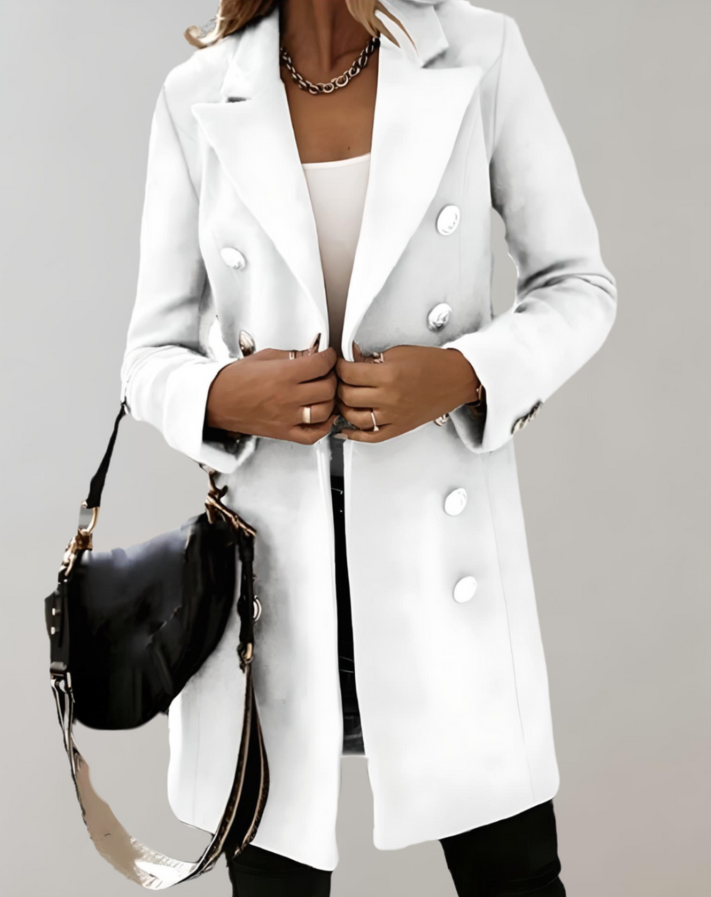 Madison - Everyday Trenchcoat - White / XS - Madison - Everyday Trenchcoat