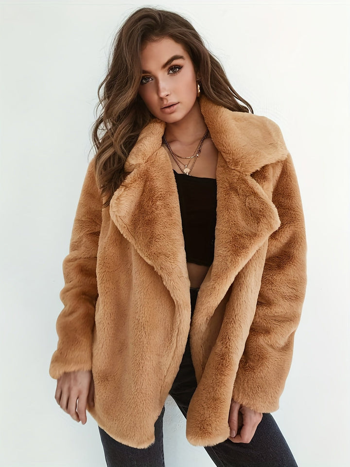 Merlin - Match Your Style And Elegance With Our Trendy Casual Fuzzy Jacket - Merlin - Match Your Style And Elegance