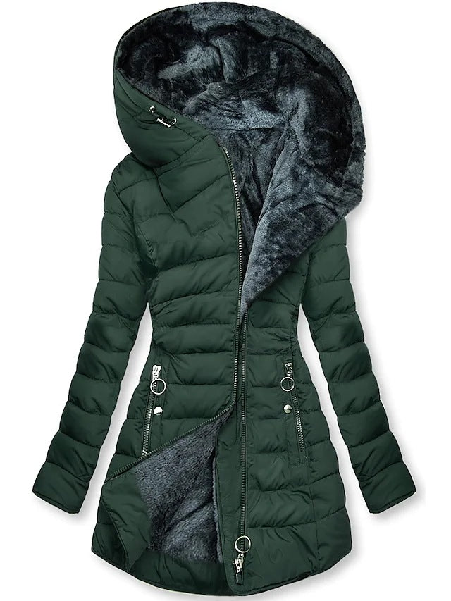 Stylish High Quality Jacket - Mila - Dark green / XS - Winter jacket