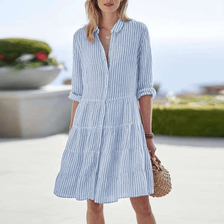 Emilia™ | Breezy Striped Dress