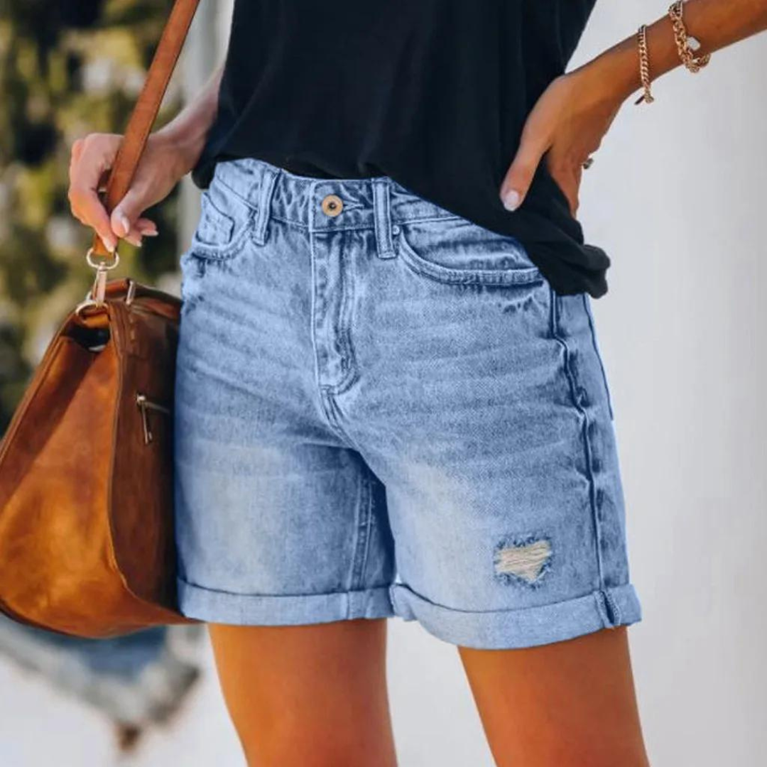 Natalya - Denim Shorts - Denim Shorts