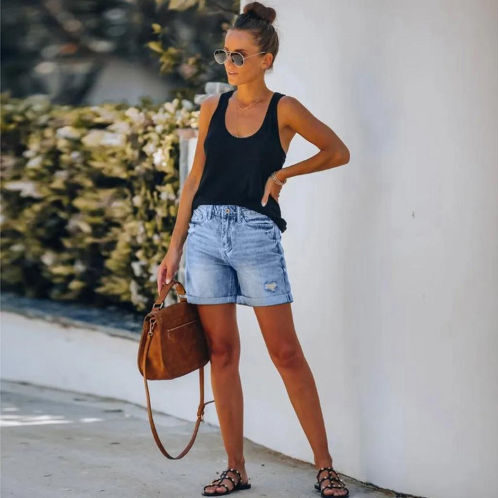Natalya - Denim Shorts - Denim Shorts