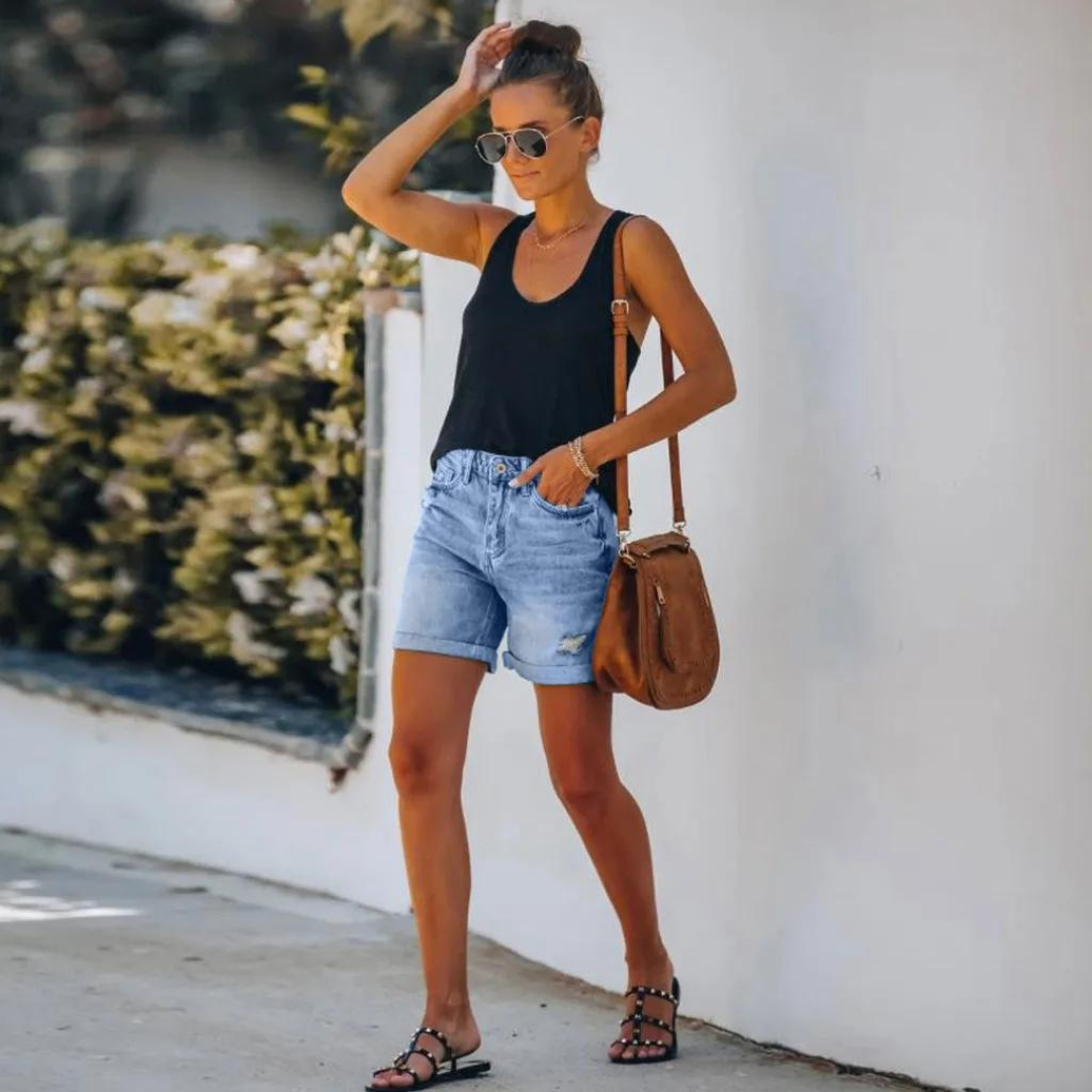 Natalya - Denim Shorts - Denim Shorts