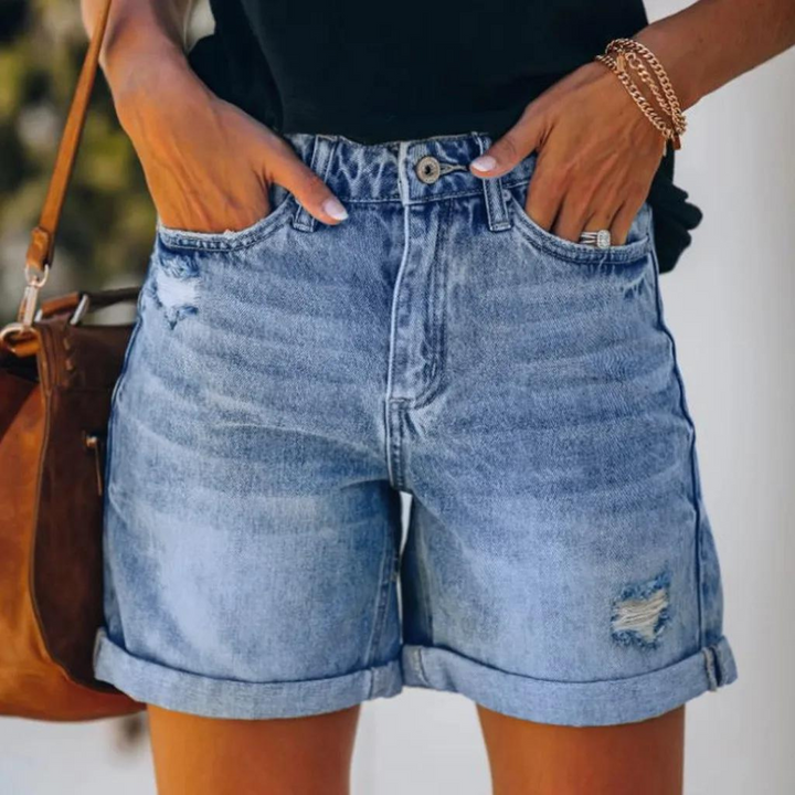 Natalya - Denim Shorts - XS - Denim Shorts