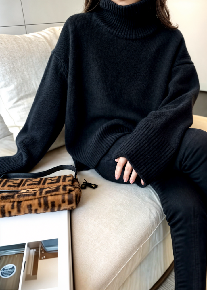 Nikki - Cashmere Sweater - Black / S