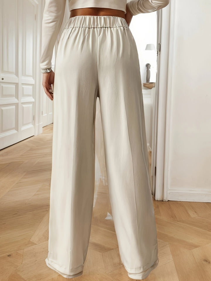 Poppy - Comfortable Chic Trouser with Buttons