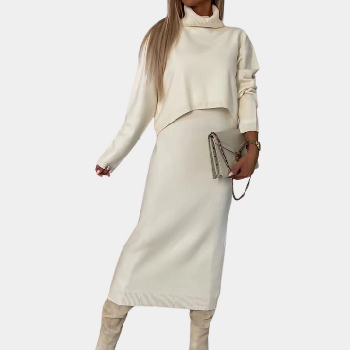 Rita - Comfortabele and Stylish Midi Dress Set